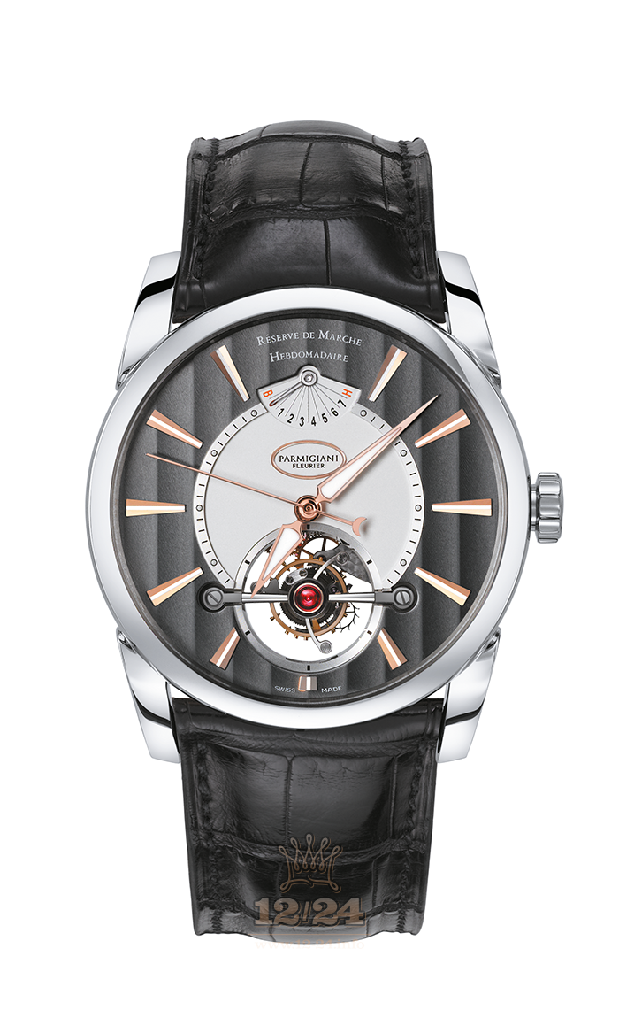 Parmigiani Fleurier Tonda Watch PFH251-2000200-HA1441 Platinum Case White Gray Dial