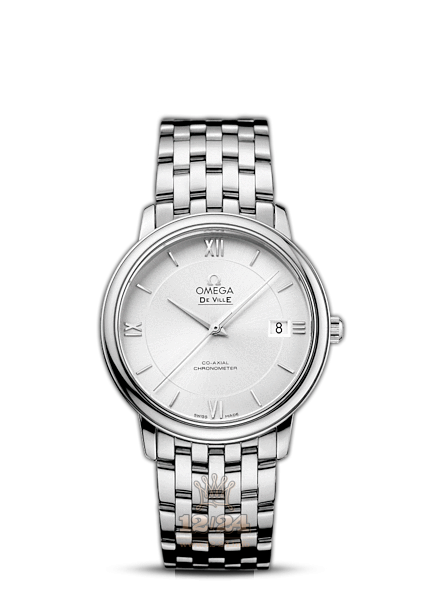 Omega Prestige Watch 424.10.37.20.02.001 37 mm Stainless steel Case Silver Dial
