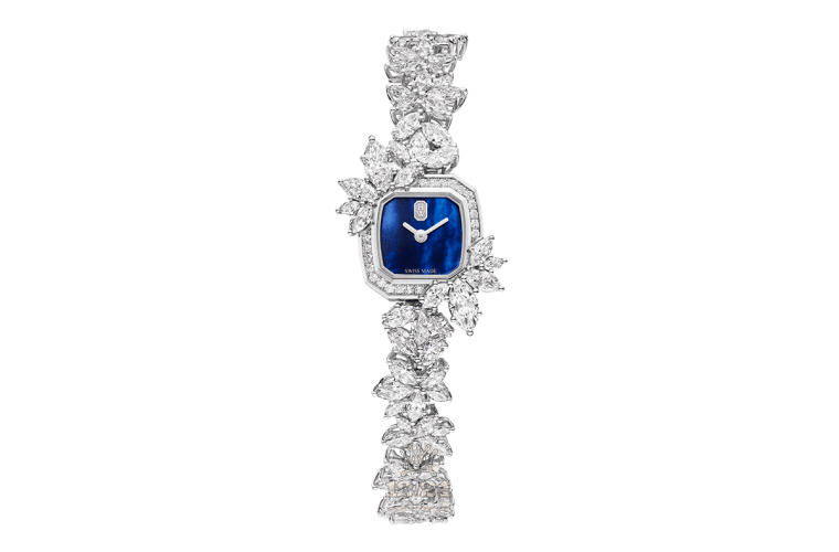Harry Winston High Jewelry Timepieces Watch HJTQHM18PP009 18 mm Platinum Case Dark blue Dial