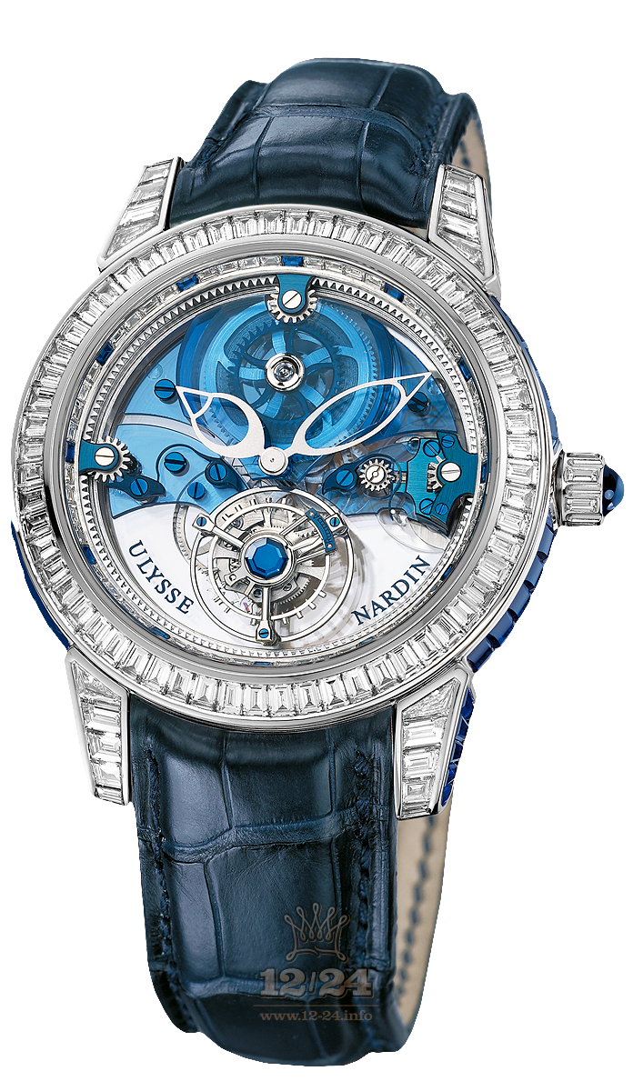 Ulysse Nardin Classic Watch 799-99BAG 43 mm Platinum Case Painted Dial