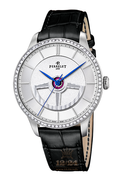 Perrelet First Class Watch A1099/1 42 mm Stainless steel Case White Dial
