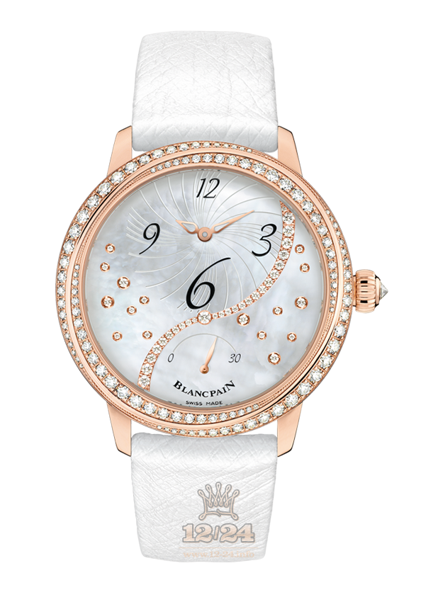 Blancpain Women Watch 3650A-3754-58B 37 mm Pink gold Case