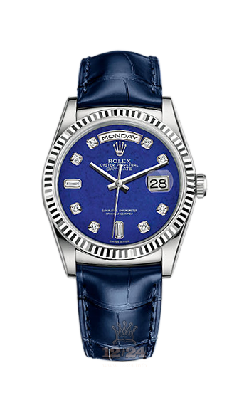 Rolex Day-Date Watch 118139-0073 36 mm White gold Case Dark blue Dial