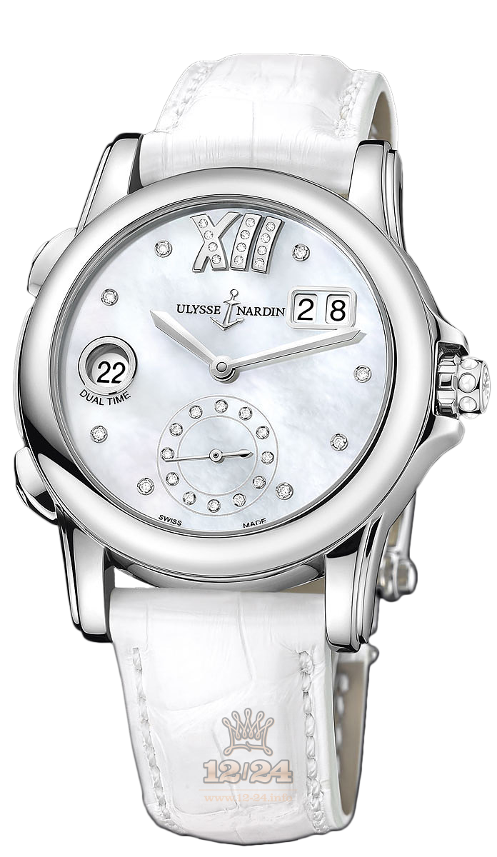 Ulysse Nardin Classic Watch 3343-222/391 38 mm Stainless steel Case White Dial