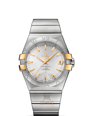 Omega Constellation Watch 123.20.35.20.02.004 35 mm Steel / Yellow gold Case Silver Dial