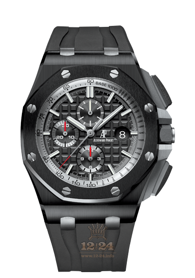 Audemars Piguet Royal Oak Offshore Watch 26405CE.OO.A002CA.01 44 mm Titanium Ceramics Case Black Gray Dial
