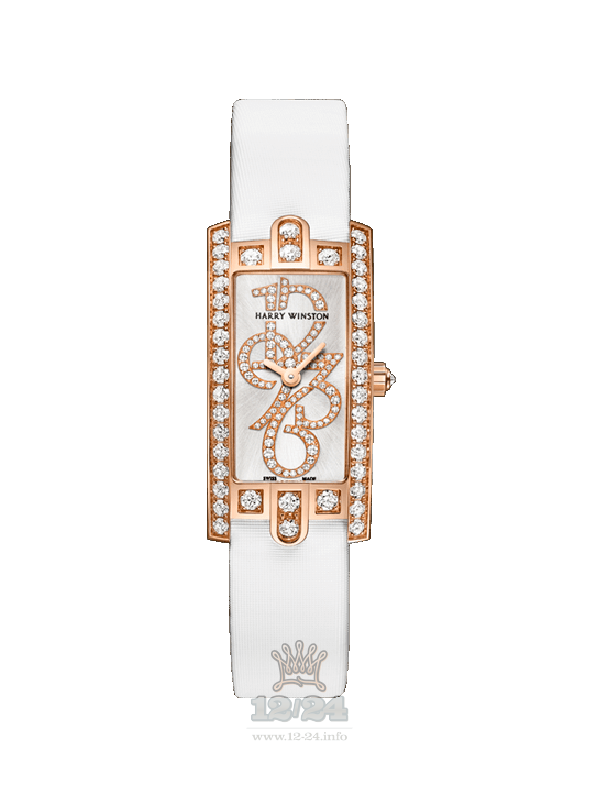 Harry Winston The Avenue Collection Watch AVCQHM16RR001 32 mm Pink gold Case White Dial