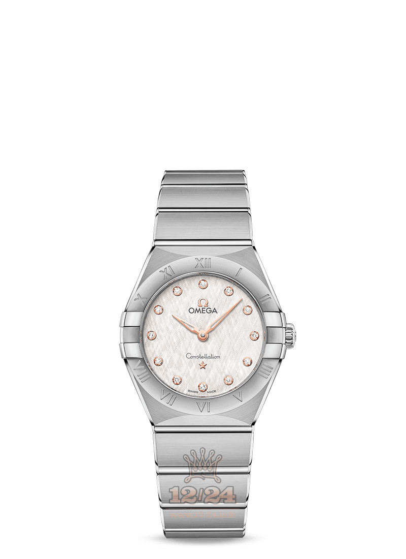 Omega Constellation Watch 131.10.28.60.52.001 28 mm Stainless steel Case Silver Dial