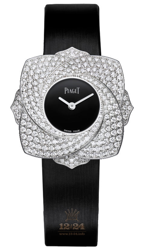 Piaget Limelight Watch G0A39182 34 mm White gold Case Black Dial