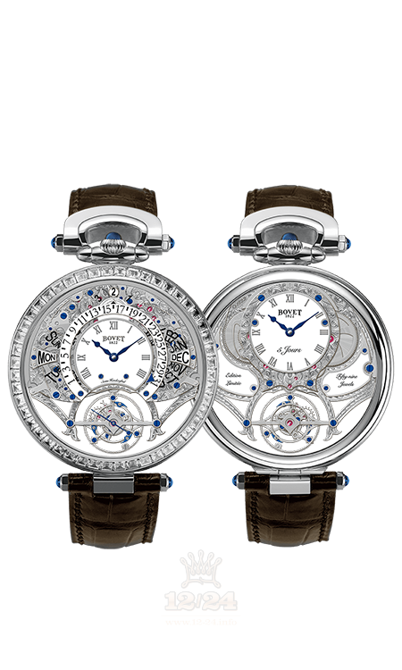 Bovet Fleurier Grandes Complications Watch AIQPR002-SB1 46 mm White gold Case White Dial