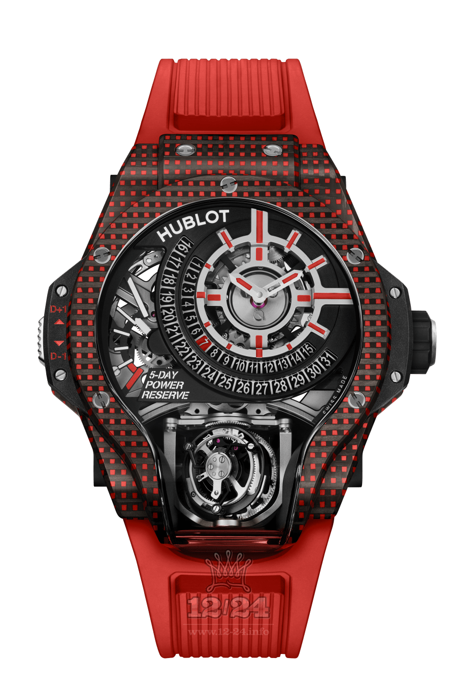 Hublot MP Collection Watch 909.QDR.1120.RX 49 mm Carbon Case Black Dial