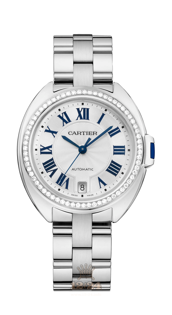 Cartier Cle de Cartier Watch WJCL0044 35 mm White gold Case Silver Dial