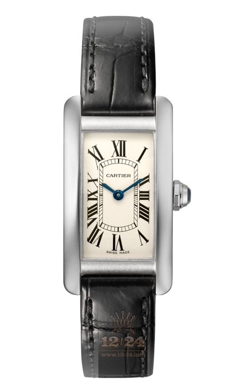 Cartier Tank Watch W2601956 35 mm White gold Case Silver Dial