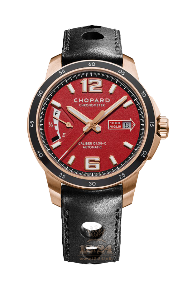 Chopard Classic Racing Watch 161296-5002 43 mm Pink gold Case Red Dial