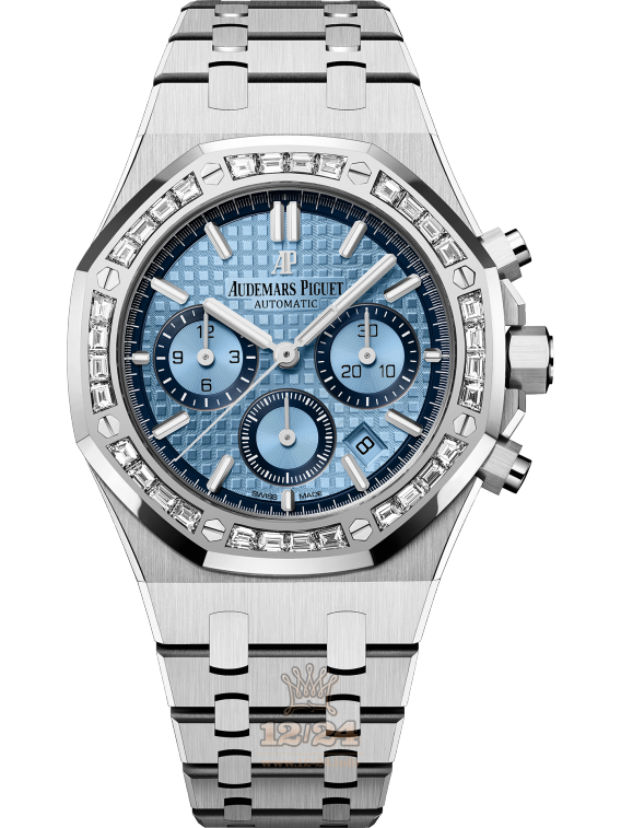 Audemars Piguet Royal Oak Watch 26318BC.ZZ.1256BC.01 38 mm White gold Case Blue Dial