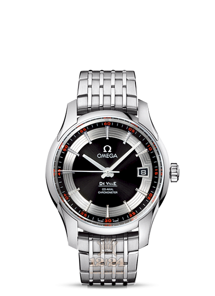 Omega Hour Vision Watch 431.30.41.21.01.001 41 mm Stainless steel Case Black Dial