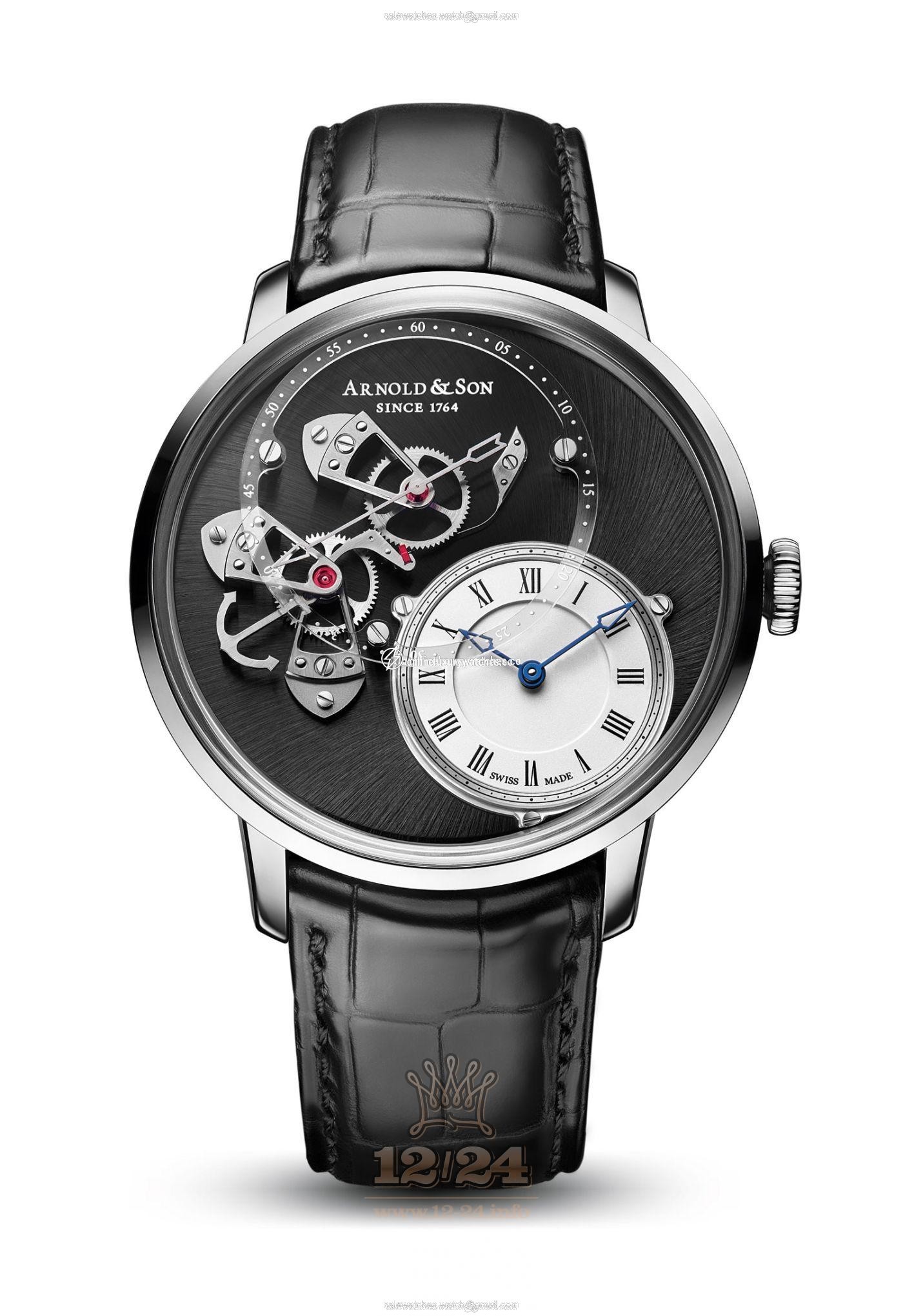 Arnold Son Instrument Collection Watch 1ATAS.S02A.C121S Stainless steel Case Black Dial
