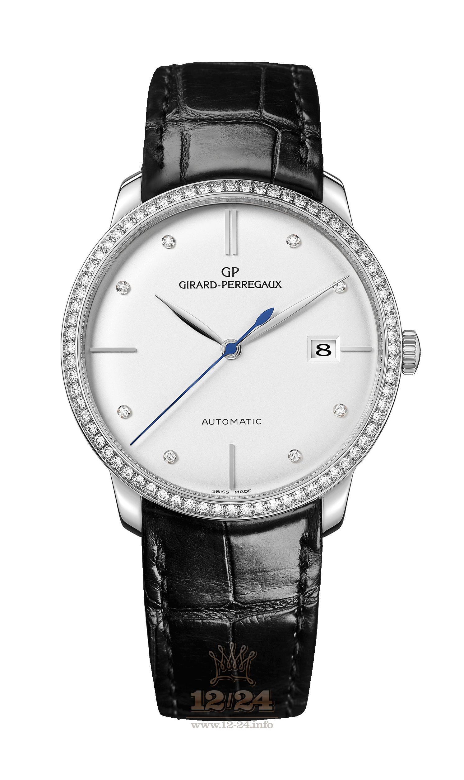 Girard Perregaux 1966 Watch 49525D53A1A1-BK6A White gold Case Silver Dial