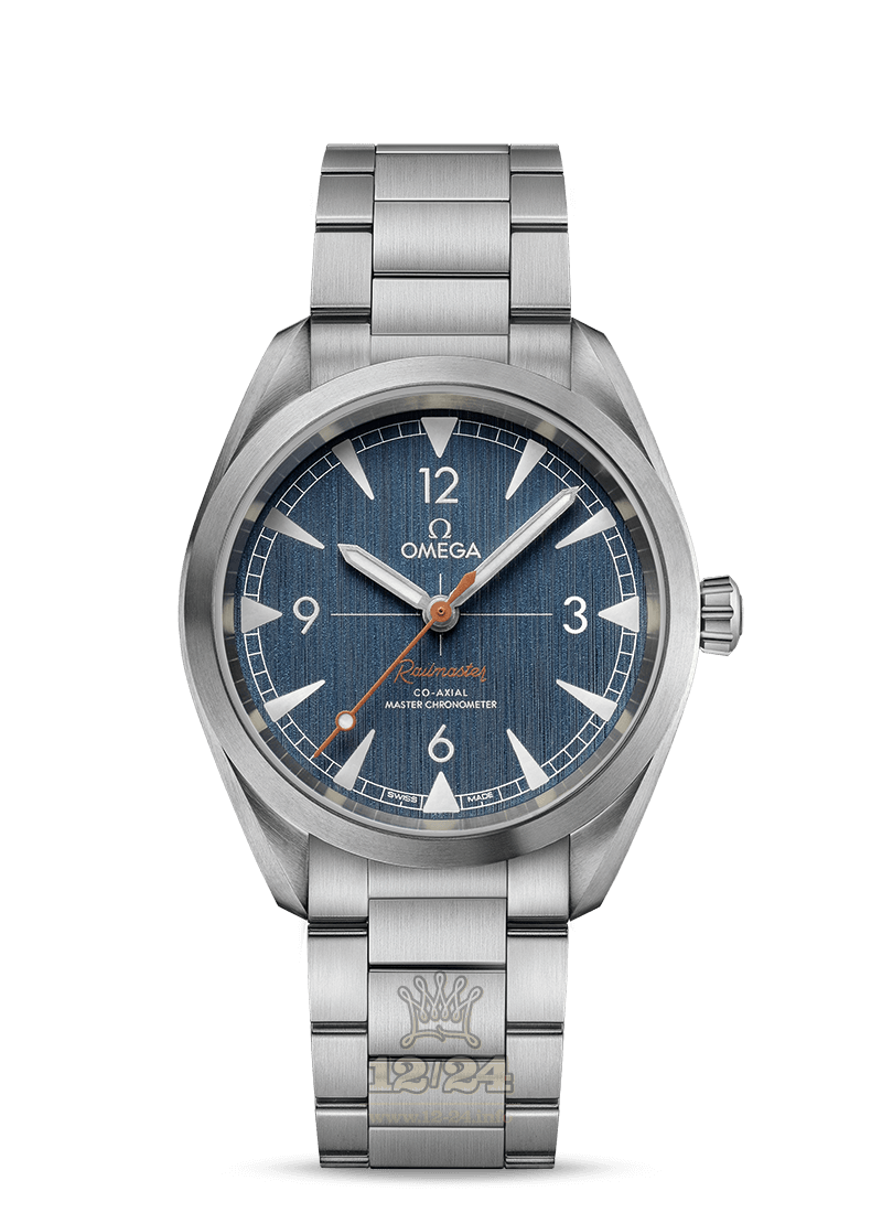 Omega Railmaster Watch 220.10.40.20.03.001 40 mm Stainless steel Case Dark blue Dial