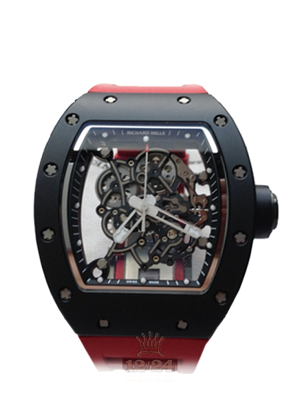 Richard Mille Limited Editions Watch RM 055 Bubba Watson Black 50 mm Titanium Case