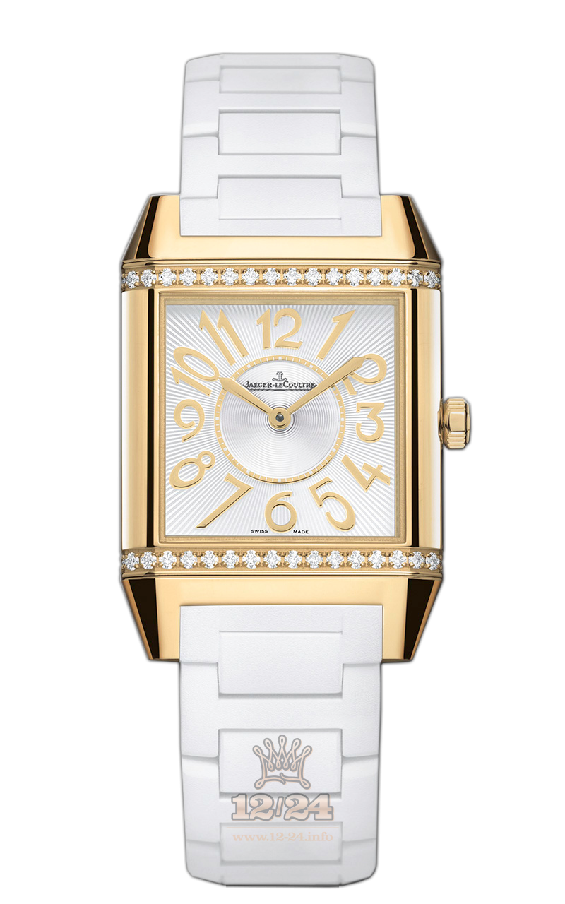 Jaeger-LeCoultre Reverso Squadra Watch 7031720 42 mm Yellow gold Case White Dial