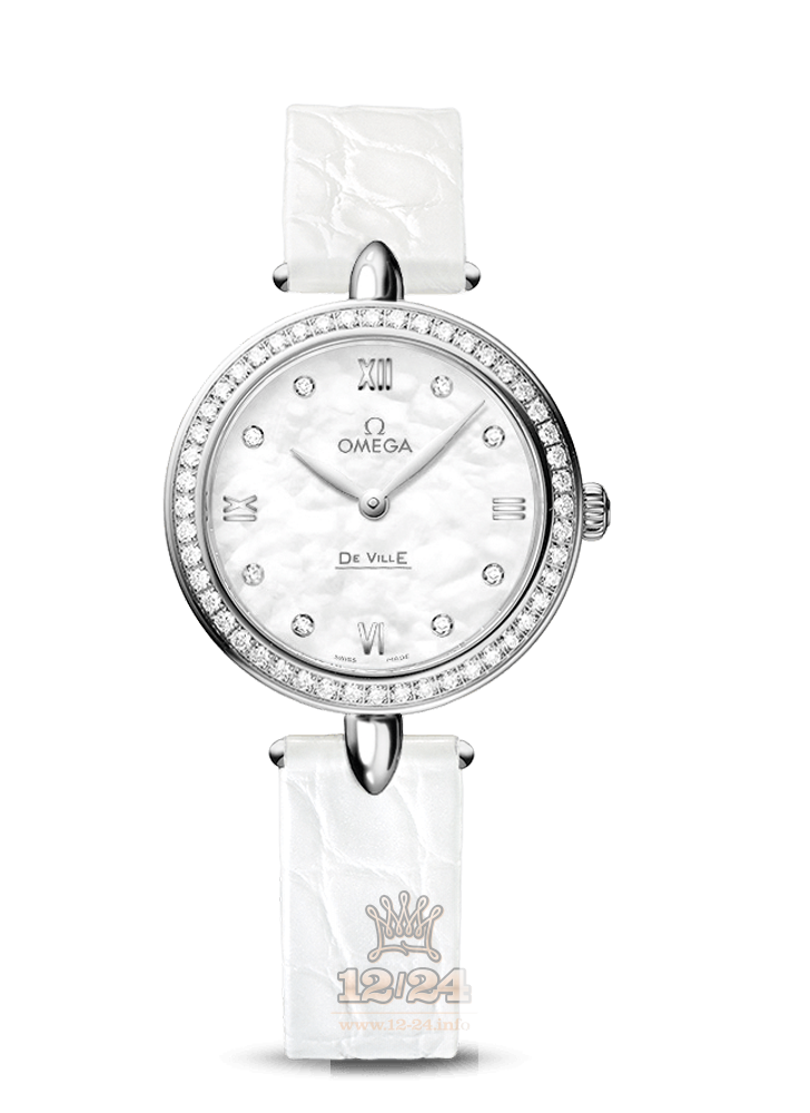 Omega Prestige Watch 424.18.27.60.55.001 27 mm Stainless steel Case White Dial