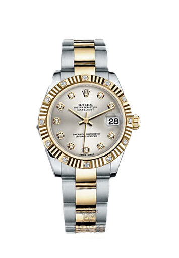 Rolex Datejust Watch 178313-0051 31 mm Steel / Yellow gold Case Silver Dial