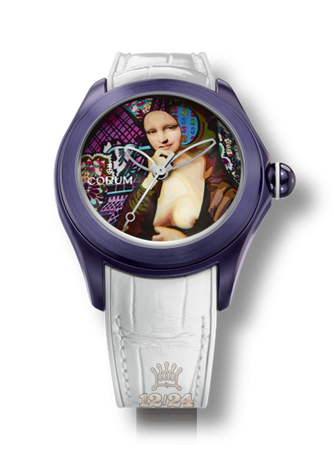 Corum Bubble Watch L082/03201 42 mm Stainless steel PVD coating Case Painted Dial
