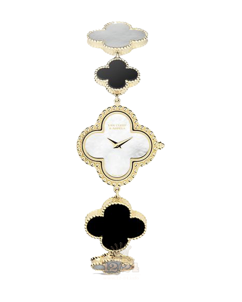 Van Cleef Alhambra Watch VCARO40P00 26 mm Yellow gold Case White Dial