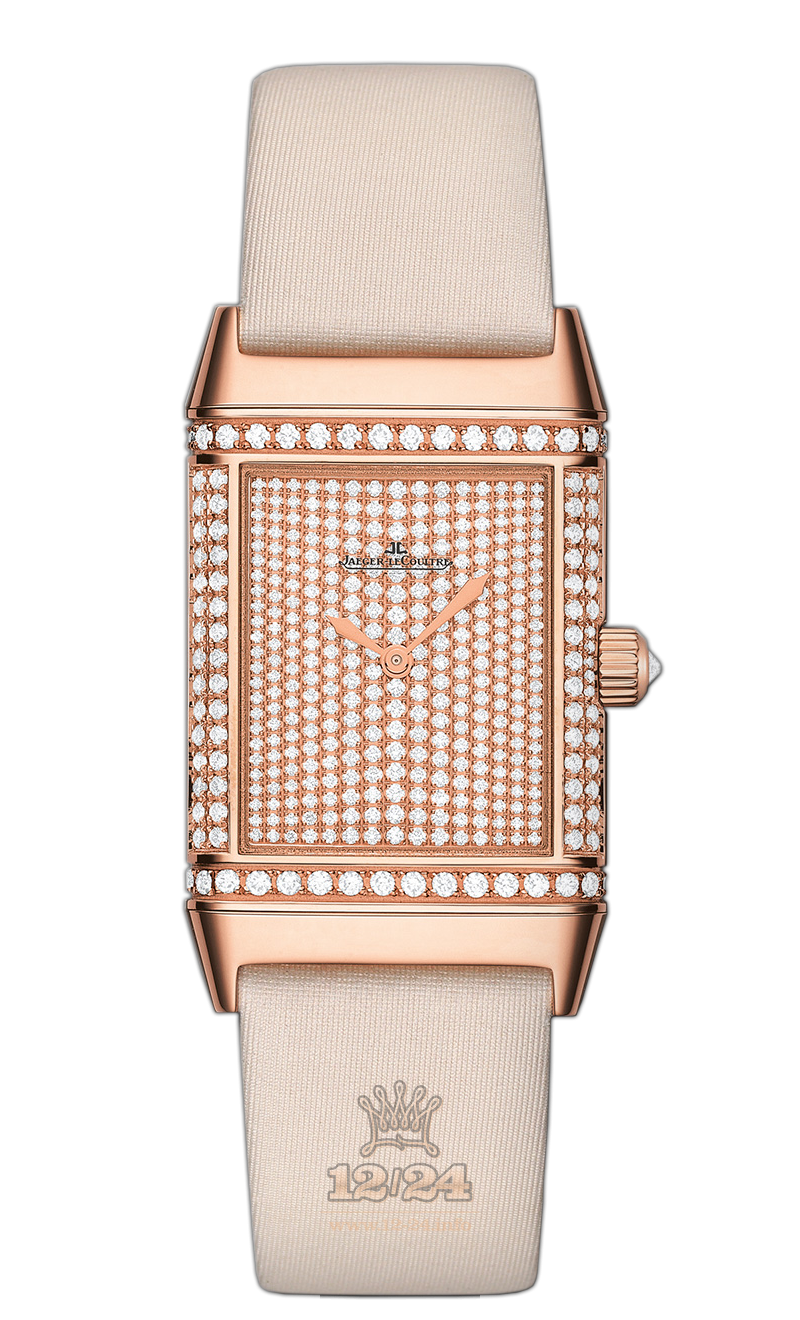 Jaeger-LeCoultre Reverso Watch 2562407 38 mm Pink gold Case Silver Golden Pink Dial