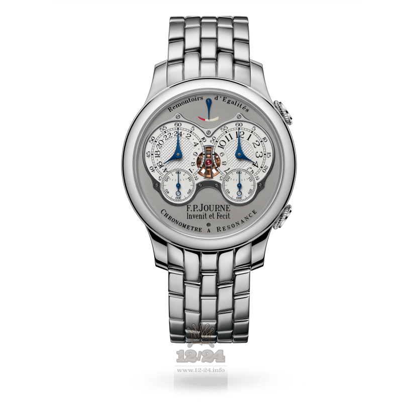 F.P.Journe Classique Watch chronometre resonance platin 42 mm Platinum Case Gray Dial