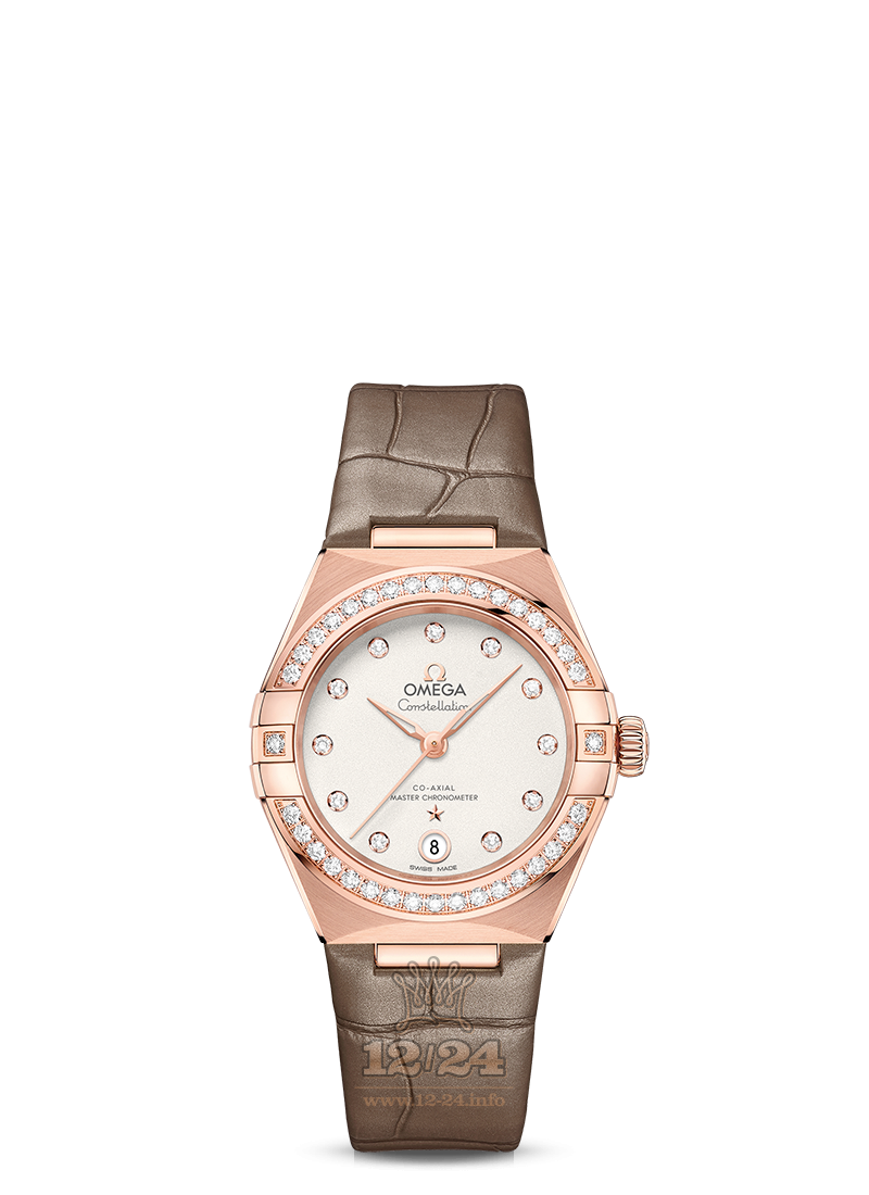 Omega Constellation Watch 131.58.29.20.52.002 29 mm Pink gold Case White Dial