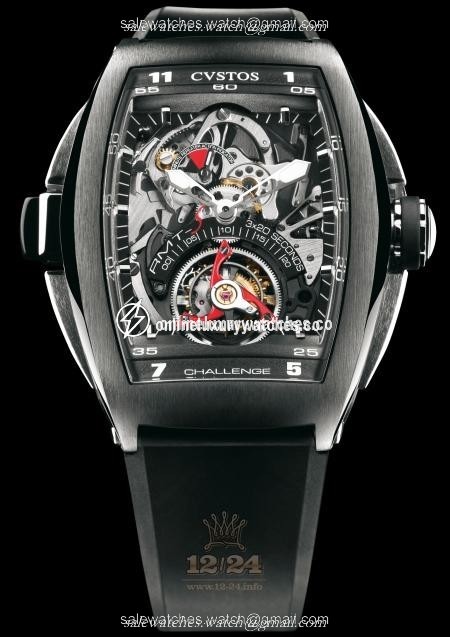 Cvstos Concept-S Watch C RMT TR 54 mm Titanium Case Black Silver Dial