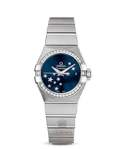 Omega Constellation Watch 123.15.27.20.03.001 27 mm Stainless steel Case Dark blue Dial
