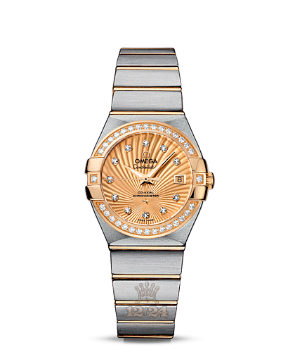 Omega Constellation Watch 123.25.27.20.58.001 27 mm Steel / Yellow gold Case