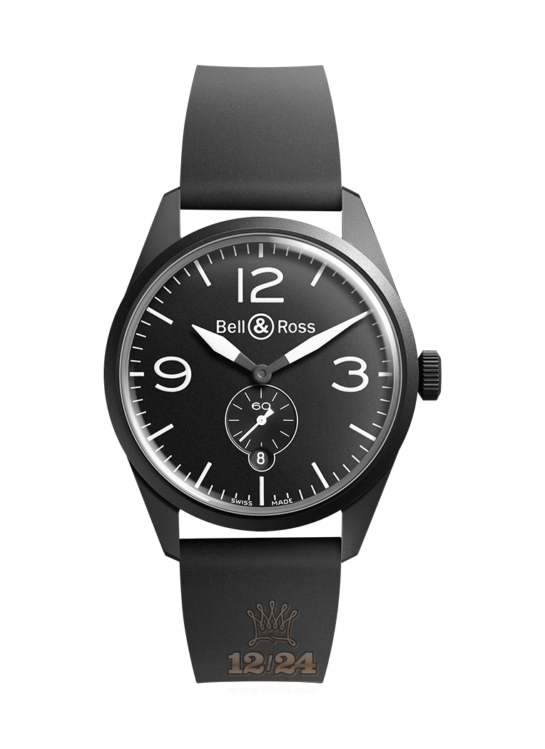 Bell & Ross Vintage Watch BRV123-BL-CA/SRB 41 mm Stainless steel PVD coating Case Black Dial