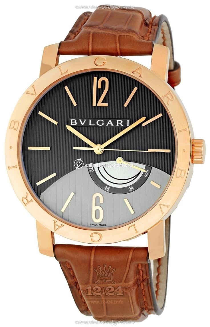 Bvlgari Bvlgari Bvlgari Watch 101383 41 mm Pink gold Case Black Dial
