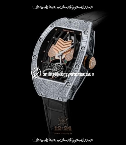 Richard Mille Women's Collection Watch RM 71-01 52 mm White gold Case
