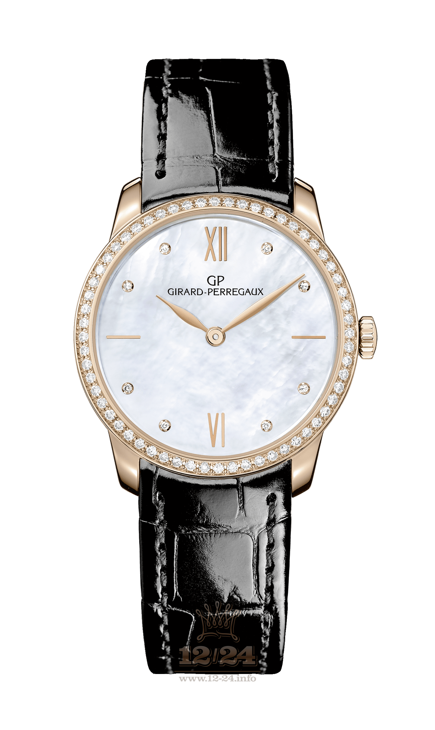 Girard Perregaux 1966 Watch 49528D52A771-CK6A Pink gold Case White Dial