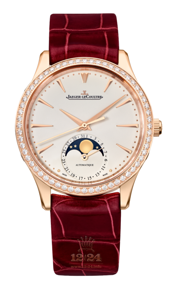 Jaeger-LeCoultre Master Watch 1252501 34 mm Pink gold Case White Dial