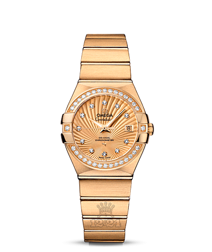Omega Constellation Watch 123.55.27.20.58.001 27 mm Yellow gold Case