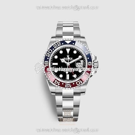 Rolex GMT-Master II Watch 126710blro-0002 40 mm Stainless steel Case Black Dial