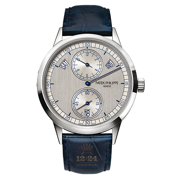 Patek Philippe Complications Watch 5235G-001 40 mm White gold Case Silver Dial