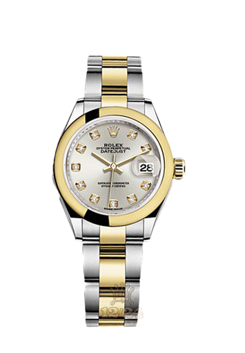 Rolex Datejust Watch 279163-0008 28 mm Steel / Yellow gold Case Silver Dial