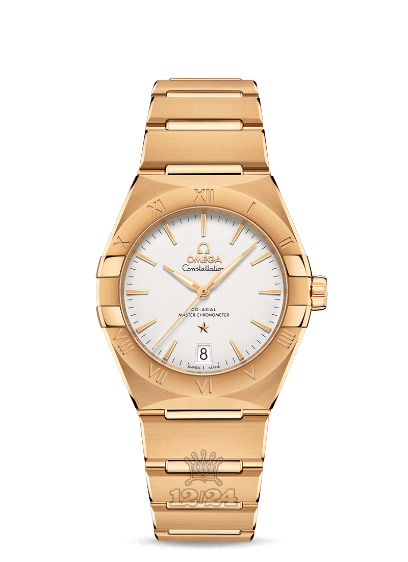 Omega Constellation Watch 131.50.36.20.02.002 36 mm Yellow gold Case Silver Dial