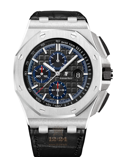Audemars Piguet Royal Oak Offshore Watch 26412PT.OO.A002CR.01 44 mm Platinum Case Black Dial