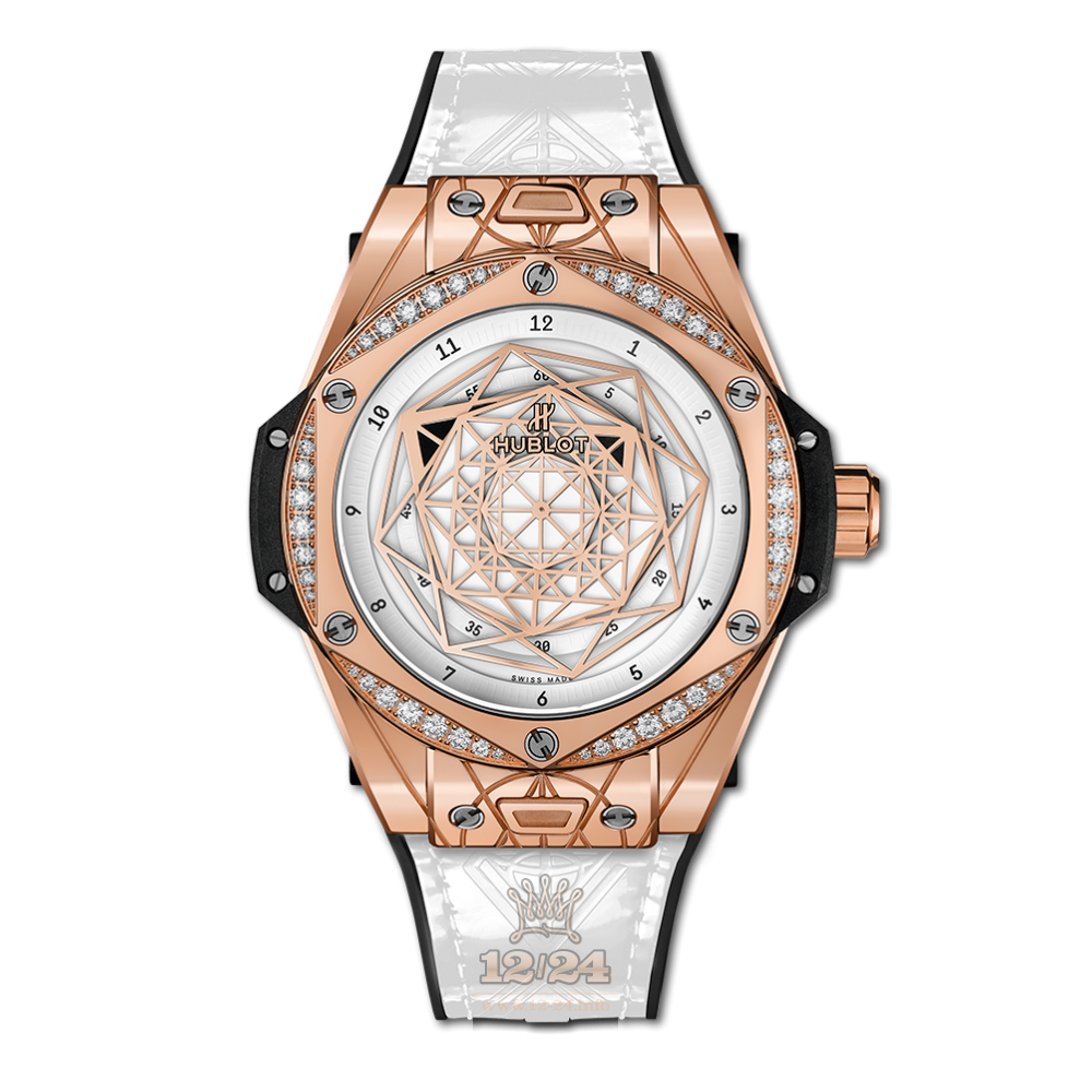 Hublot Big Bang Watch 465.OS.2028.VR.1204.MXM19 39 mm Pink gold Case White Dial