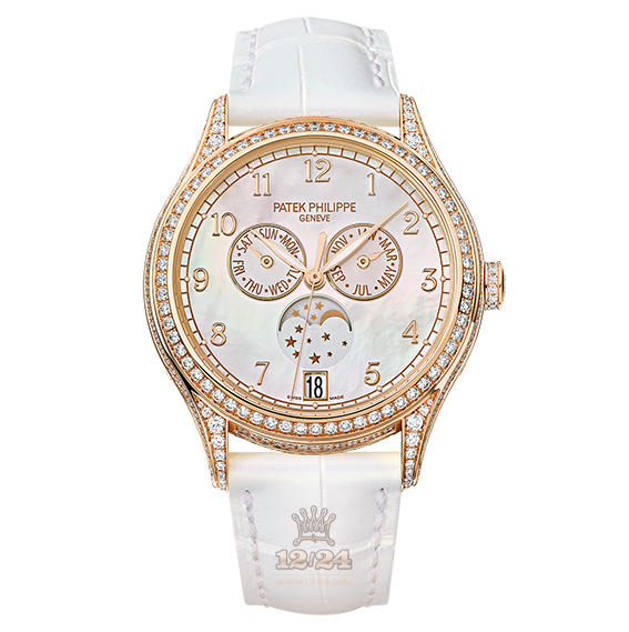 Patek Philippe Complications Watch 4948R-001 38 mm Pink gold Case White Dial