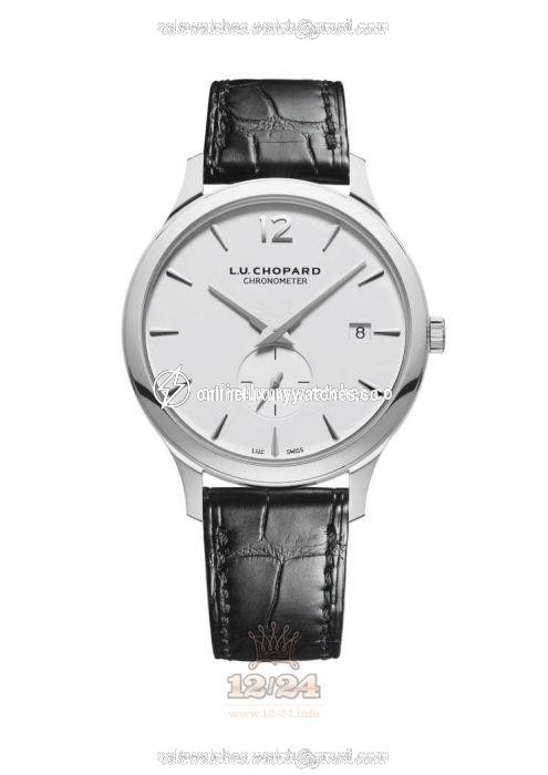 Chopard L.U.C Watch 168591-3001 40 mm Stainless steel Case White Dial
