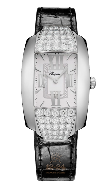 Chopard La Strada Watch 419399-1001 45 mm White gold Case Silver Dial